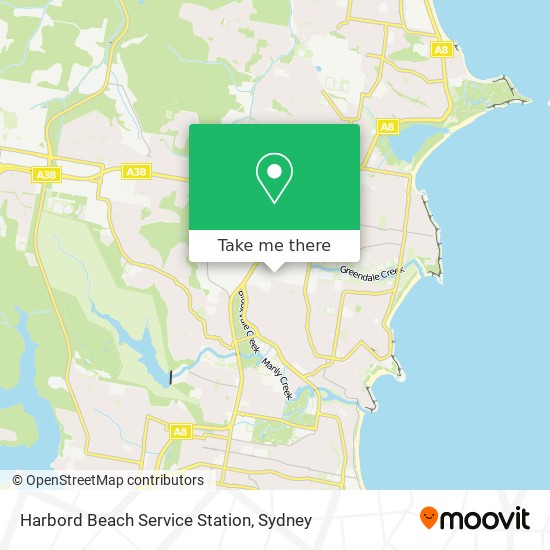 Harbord Beach Service Station map