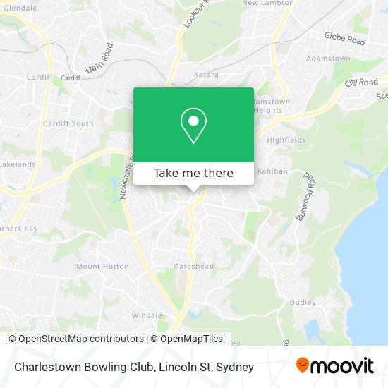 Charlestown Bowling Club, Lincoln St map