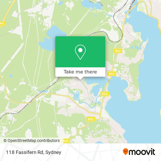 118 Fassifern Rd map