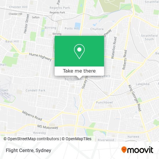 Flight Centre map