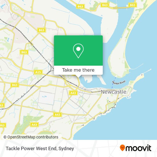 Tackle Power West End map