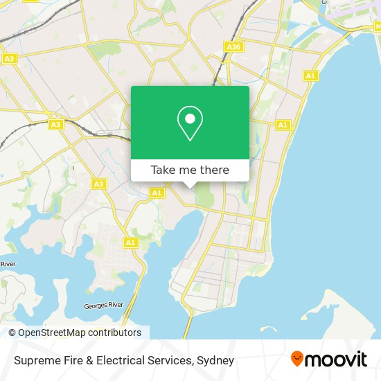 Mapa Supreme Fire & Electrical Services