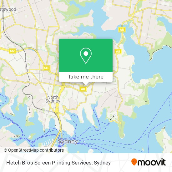 Fletch Bros Screen Printing Services map