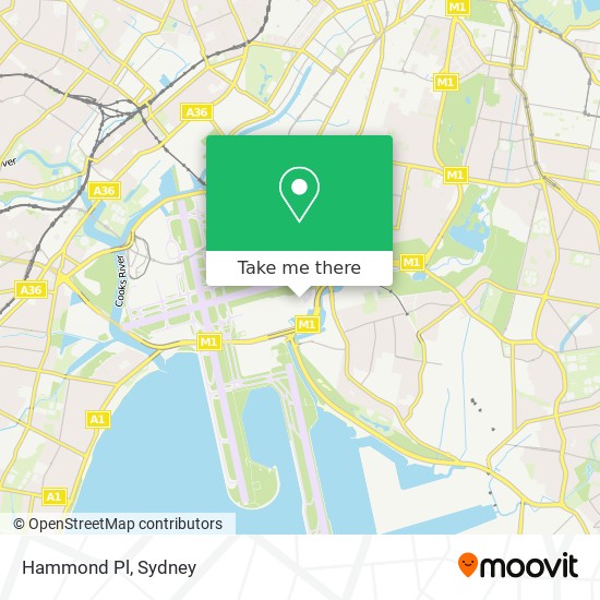 Hammond Pl map
