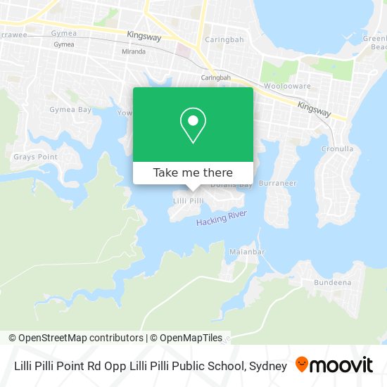 Lilli Pilli Point Rd Opp Lilli Pilli Public School map