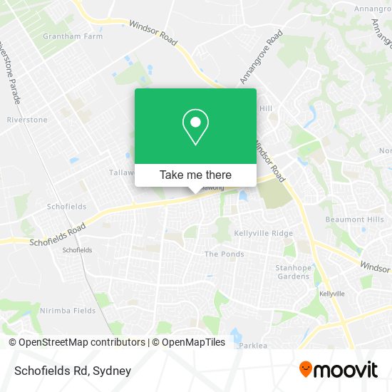 Schofields Rd map