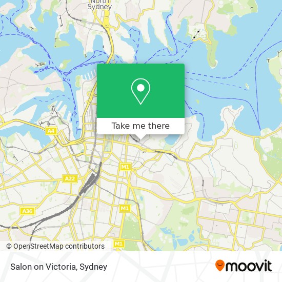 Salon on Victoria map