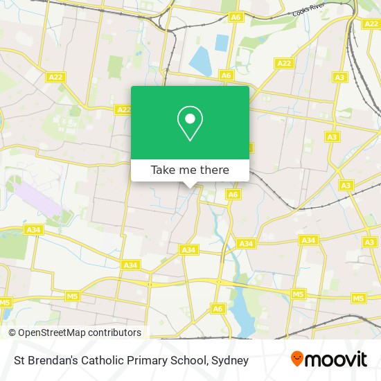 Mapa St Brendan's Catholic Primary School