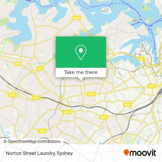 Norton Street Laundry map