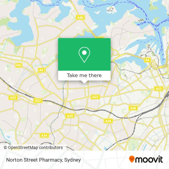 Norton Street Pharmacy map