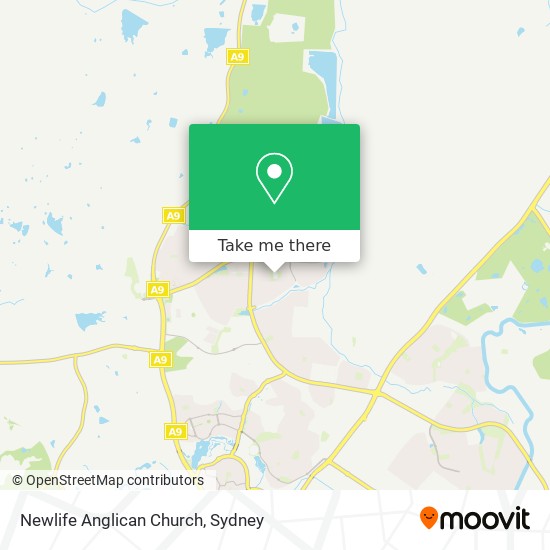 Mapa Newlife Anglican Church