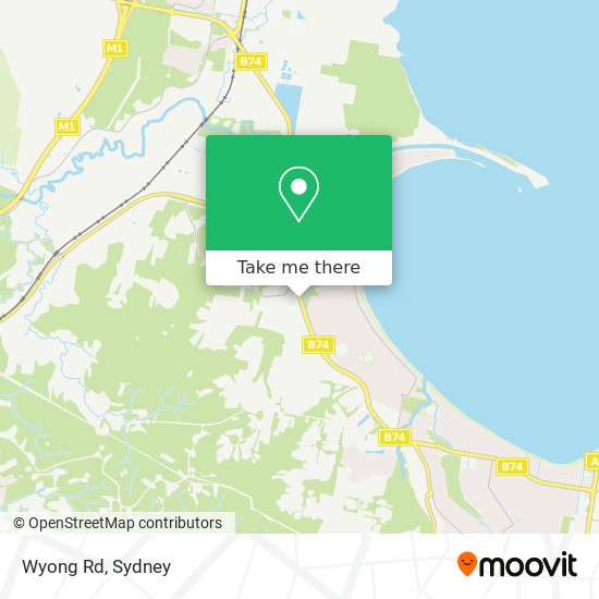 Wyong Rd map