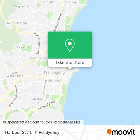 Harbour St / Cliff Rd map