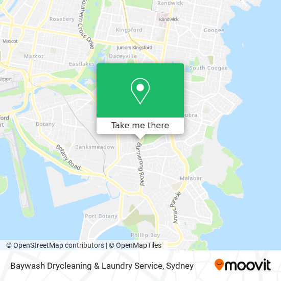 Baywash Drycleaning & Laundry Service map