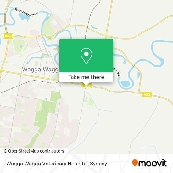 Mapa Wagga Wagga Veterinary Hospital