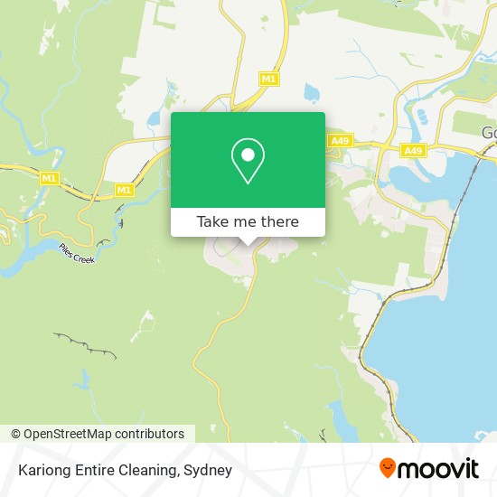 Mapa Kariong Entire Cleaning