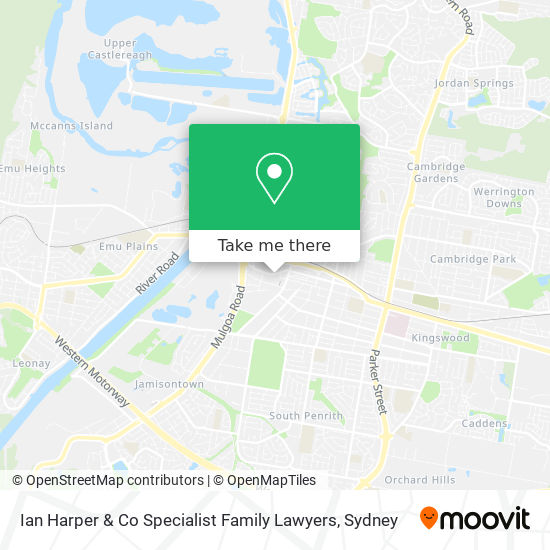 Ian Harper & Co Specialist Family Lawyers map