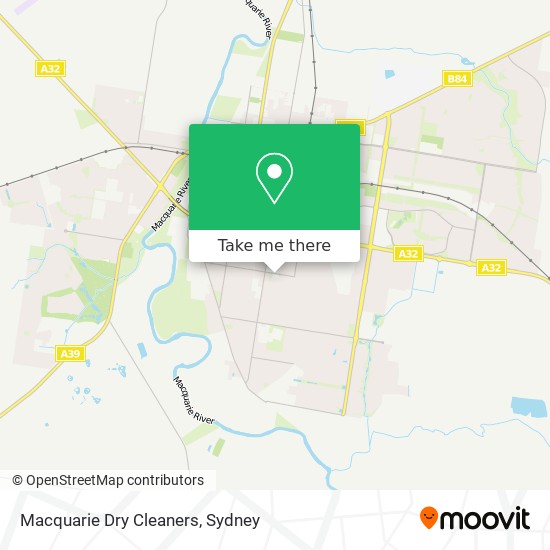 Macquarie Dry Cleaners map