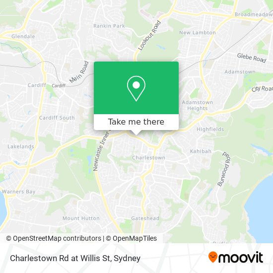 Charlestown Rd at Willis St map