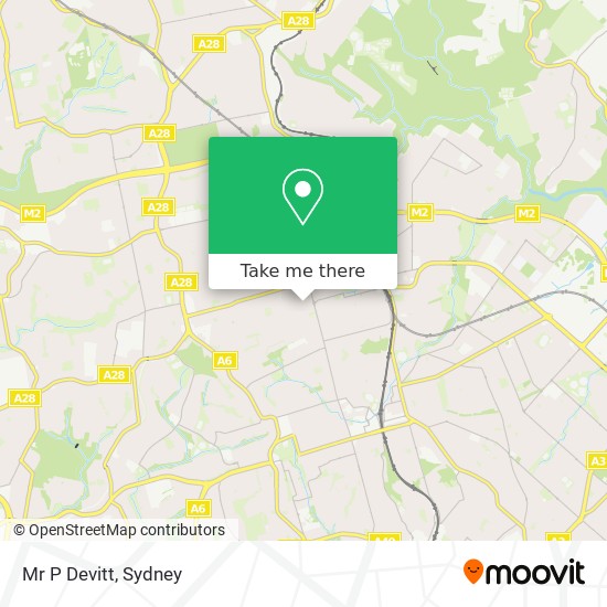 Mr P Devitt map