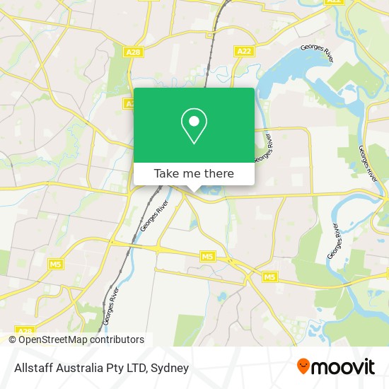 Mapa Allstaff Australia Pty LTD