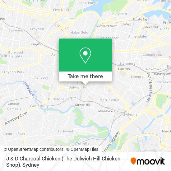 J & D Charcoal Chicken (The Dulwich Hill Chicken Shop) map