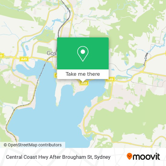 Central Coast Hwy After Brougham St map