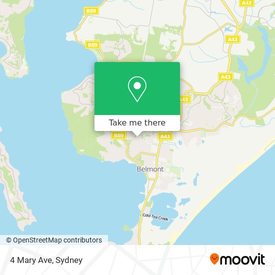 4 Mary Ave map