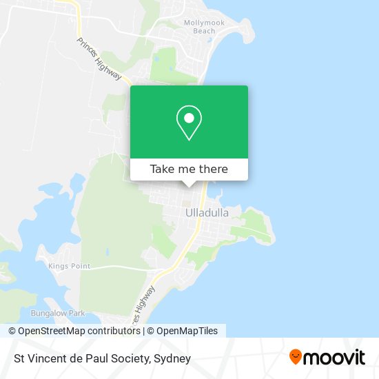 St Vincent de Paul Society map