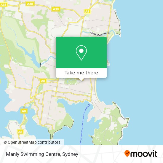 Manly Swimming Centre map
