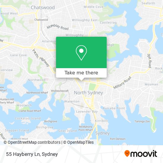 55 Hayberry Ln map