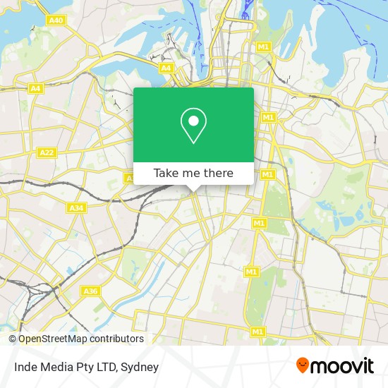 Inde Media Pty LTD map