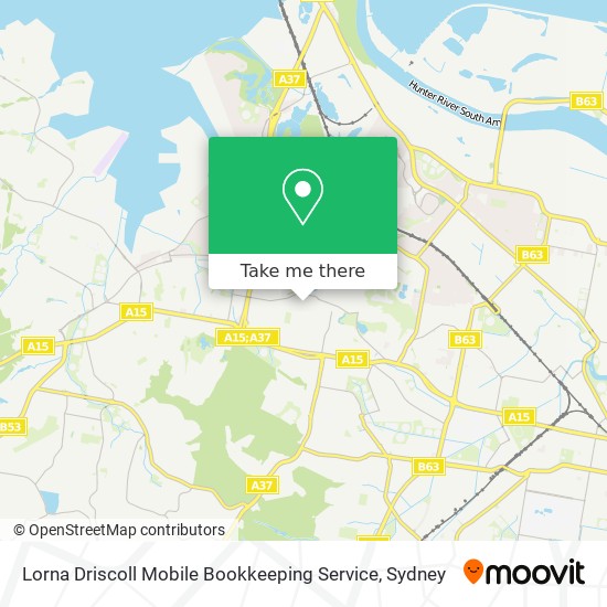 Lorna Driscoll Mobile Bookkeeping Service map