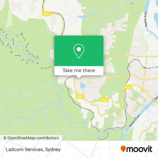Mapa Ladcom Services
