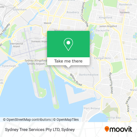 Sydney Tree Services Pty LTD map