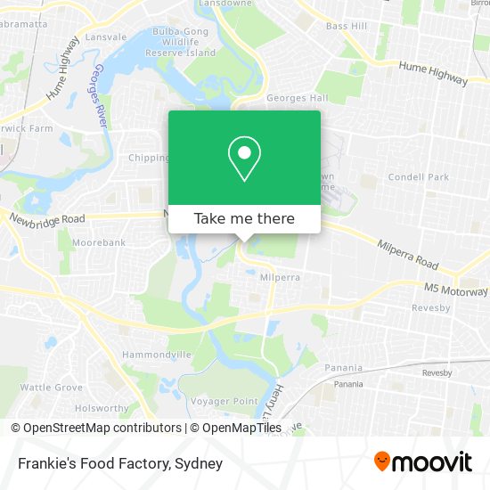 Mapa Frankie's Food Factory