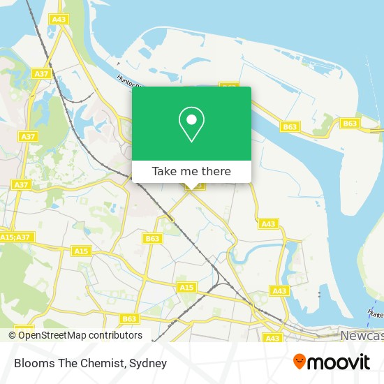 Blooms The Chemist map