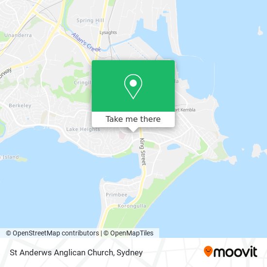 St Anderws Anglican Church map