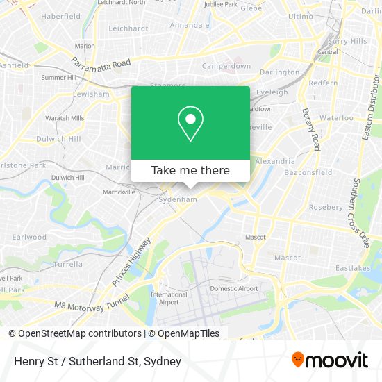 Henry St / Sutherland St map