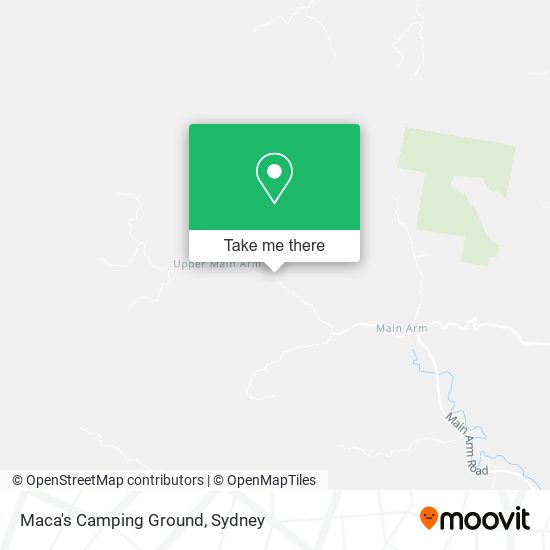 Maca's Camping Ground map