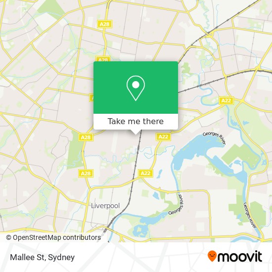 Mapa Mallee St