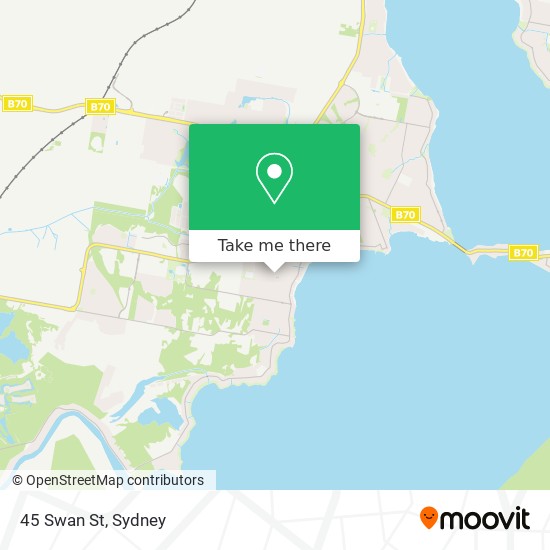 Mapa 45 Swan St