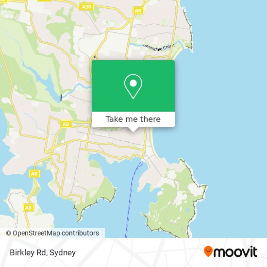 Mapa Birkley Rd