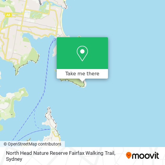 North Head Nature Reserve Fairfax Walking Trail map