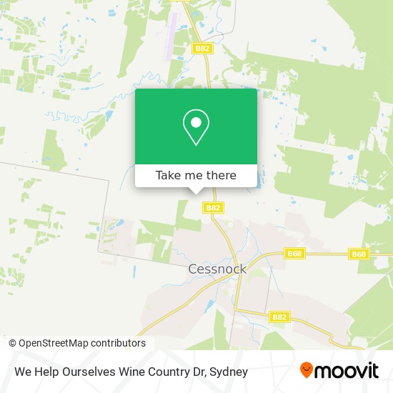 We Help Ourselves Wine Country Dr map
