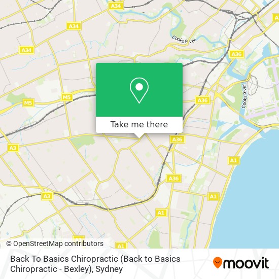 Back To Basics Chiropractic (Back to Basics Chiropractic - Bexley) map