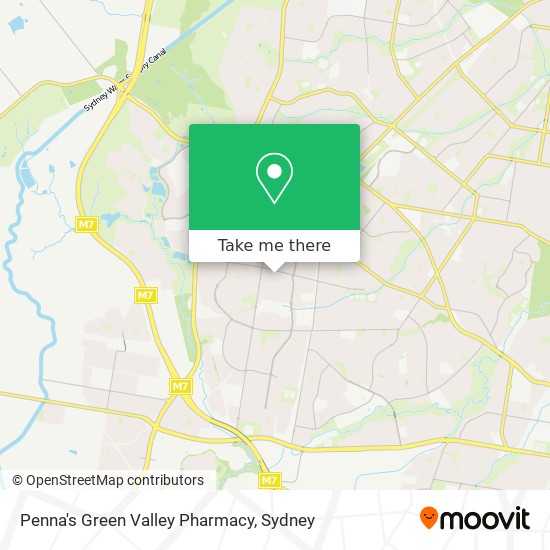 Penna's Green Valley Pharmacy map