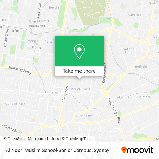 Al Noori Muslim School-Senior Campus map