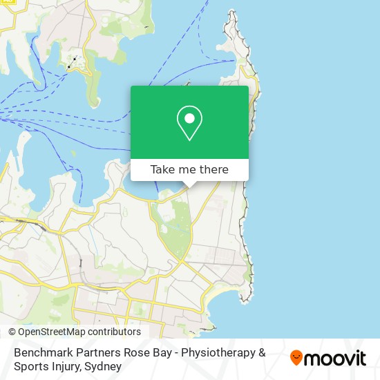 Benchmark Partners Rose Bay - Physiotherapy & Sports Injury map