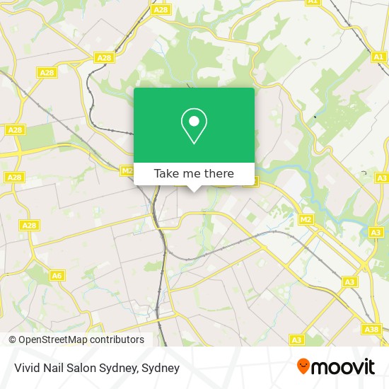 Vivid Nail Salon Sydney map